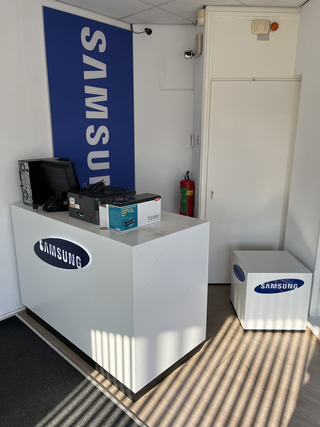 Winkelbalie  Samsung, wit