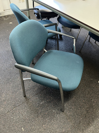 Kantinetafel met 6 stoelen