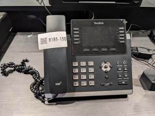 Telefooncentrale met 3x looptelefoon Yealink, SIP T48U