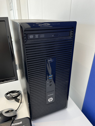 Computer met beeldscherm en printer HP , ProDesk 405 G2