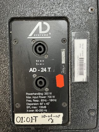 Speaker AD Systems, AD 24 T