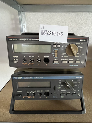 2x Multimeter Philips, PM 2519 en PM 2521