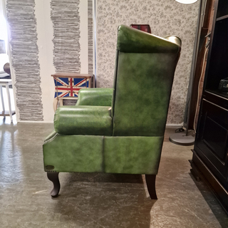 Fauteuil Chesterfield, King, groen