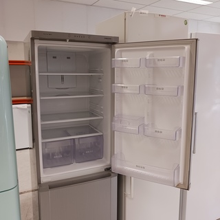 Combi koelkast, Samsung, RL36SBMS – NoFrost, Grijs / Chroom