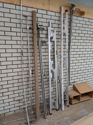 6x Diverse slotgat- en scharnierfrees gereedschap o.a. Ivana