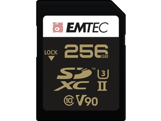 Emtec SDXCkaart UHSII U3 V90 SpeedIN Pro+ ECMSD256GUHS2V90 Geheugenkaa
