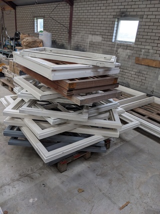 18x houten raamkozijn