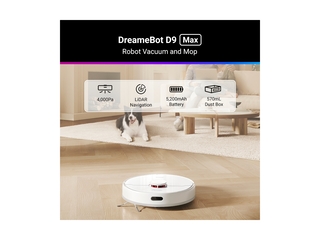 Xiaomi Dreame D9 Max Robotstofzuiger en dweil met 4.000Pa LDSnavigatie
