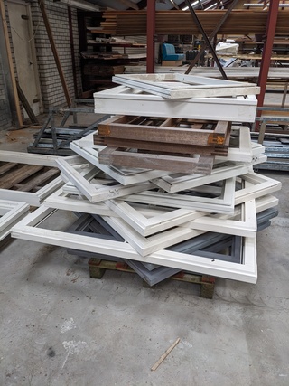 18x houten raamkozijn