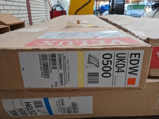 Dakraam met gootstukken Velux