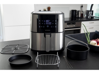 Gastronoma Heteluchtfriteuse  8L  1800W Airfryer  18290004  Zwart
