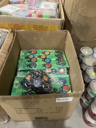 Ca. 650x Sleutelhangers met automerk