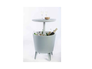 Keter Coolbar Partytafel  49.5×49.5x57cm-84.5cm  30 L  Blauw