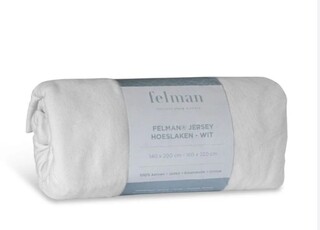 Ca. 25x Hoeslaken – 2 persoons, Felman Premium Jersey