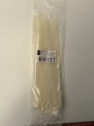 Ca. 1000x Tayrips transparant 280mm, Q-Link