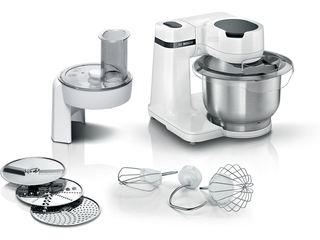 Bosch MUMS2EW01  Keukenmachine  700W  3 8L  3 Snijschijven  Wit