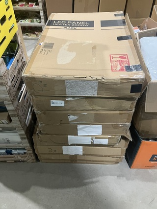 9x Retourgoederen LED panel heaters
