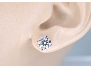 Witgouden diamanten oorbellen van 1.00 carat