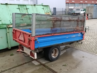 Compact tractor aanhanger, Nimos, kipper, 2007