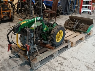 Tweewielige tractor Ferrari, Grondfrees