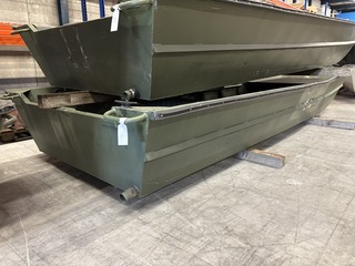 Platbodem, Aluminiumjon, JON 520, groen
