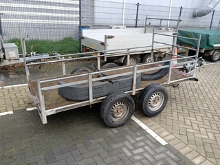Tandemas aanhanger Hapert, K2000, bouwjaar 2002