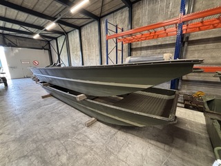 Platbodem, Aluminiumjon, JON 520, groen