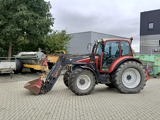 Tractor, Lindner, Geotrac 100 met voorlader Hauer PoMC 110, 2010