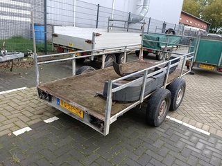 Tandemas aanhanger Hapert, K2000, bouwjaar 2002