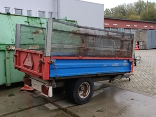 Compact tractor aanhanger, Nimos, kipper, 2007