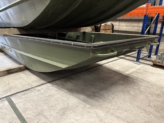 Platbodem, Aluminiumjon, JON 520, groen
