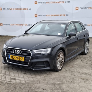 Personenauto, Audi, A3 Sportback 1.4TFSI, Zwart, 2016