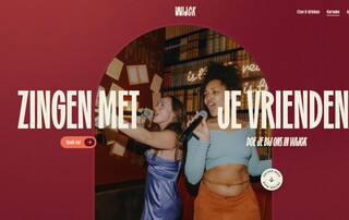 Wijck Karaoke booth voor 8 personen, Inclusief hapjes en drankjes