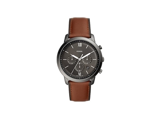 Fossil Neutra Horloge voor heren kwarts chronograaf uurwerk met leren