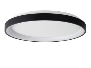 Lucide Vidal Plafondlamp 48 cm LED Dimbaar 1x38W 2700K Zwart