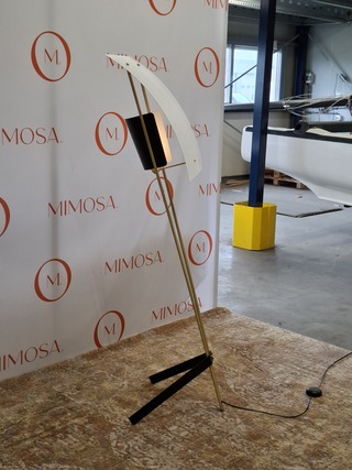Vloerlamp   Sammode, design Pierre Guariche, G30 BK/WH