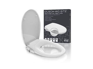 Eisl Bidet Douche WC-zitting Opzetstuk Soft Close Afklikbaar Wit