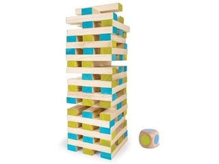 BS Toys Grote Toren Spel XXL Outdoor spel Blauw-Groen