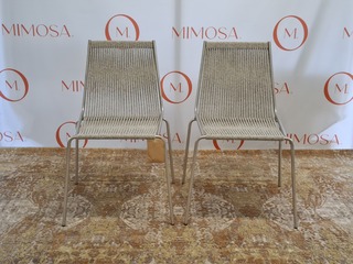 2x Design stoel Thorup, Noel Chair D301, grey wool