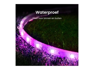 Evura Goods Led strip 10 meter Waterproof IP65 RGB met afstandsbedieni