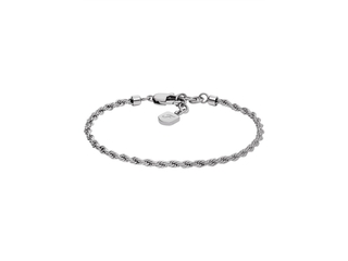Fossil Roestvrij Stalen Herenarmband met karabijnsluiting of vouwsluit