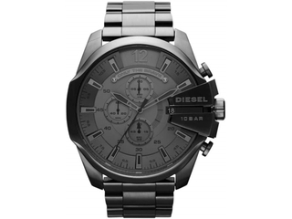 Diesel Mega Chief Chronograph Gunmetal Roestvrijstalen Horloge