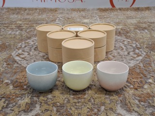 6x Design beker Mazo, KYO Cup, diverse kleuren