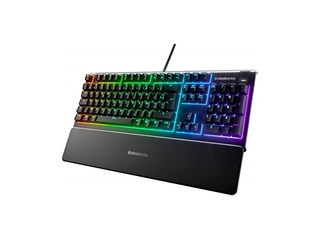 Steelseries APEX 3 Toetsenbord USB AZERTY Frans Zwart