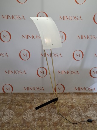 Vloerlamp   Sammode, design Pierre Guariche, G30 BK/WH