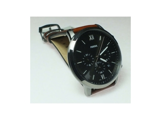 Fossil Neutra Horloge voor heren kwarts chronograaf uurwerk met leren