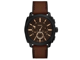 Fossil FS6101 Heren Horloge 44mm Bruin