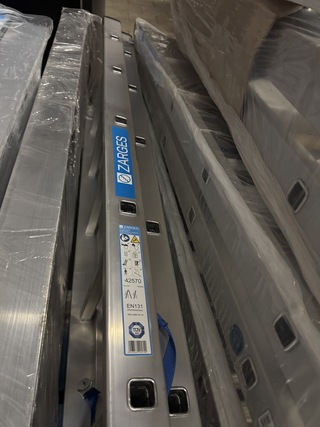 Gefelste reformladder 2-delig 2 x 10 sporten Zarges, Combimaster Plus