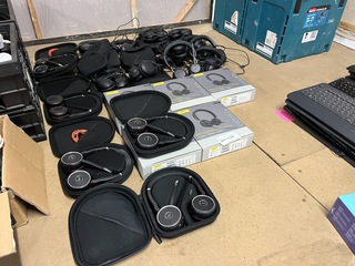 30x Jabra headset (waarvan 5 draadloos)