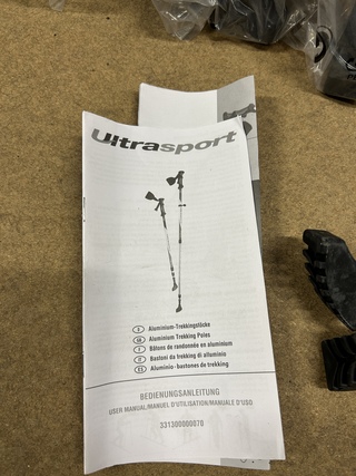 12x Aluminium trekking stokken Ultrasport